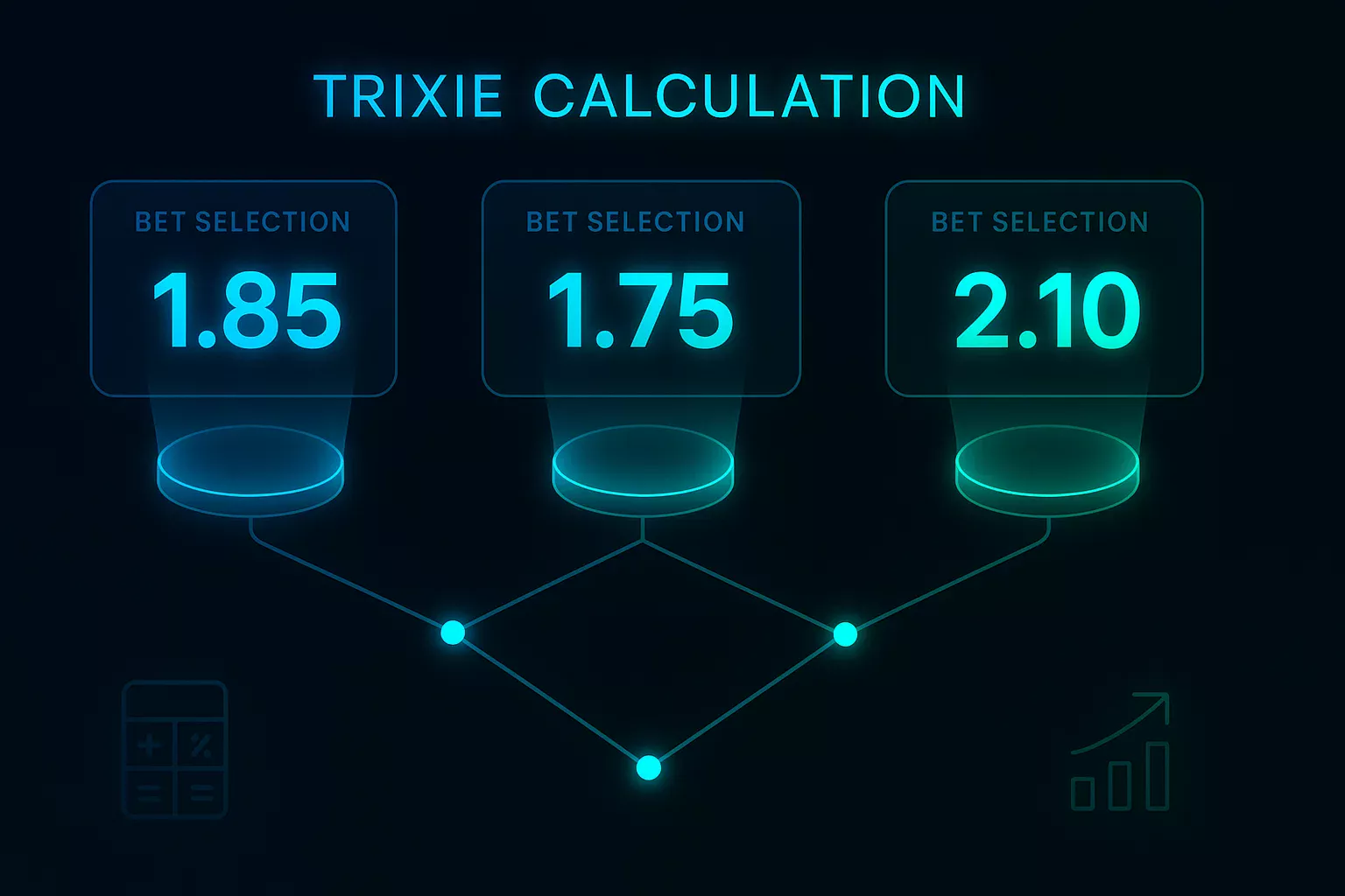 Ejemplo práctico de cálculo de apuesta Trixie con cuotas y combinaciones