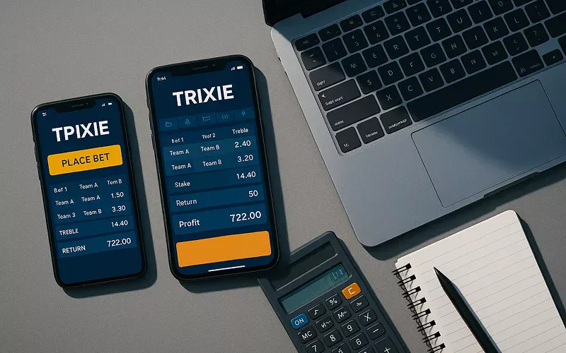 Kit de herramientas digitales para apuestas Trixie incluyendo aplicaciones y calculadoras